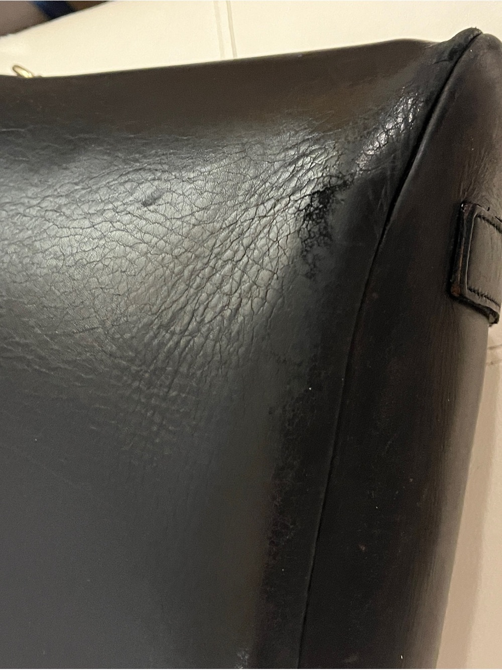 Authentic XL Givenchy Obsedia Black Leather Satchel - Picture 14 of 16